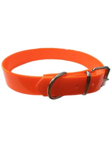 COLLAR BIOTHANE NARANJA 2 5X50