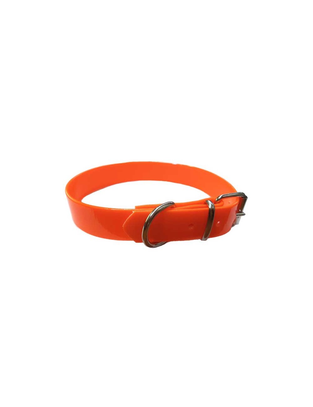 COLLAR BIOTHANE NARANJA 2 5X50