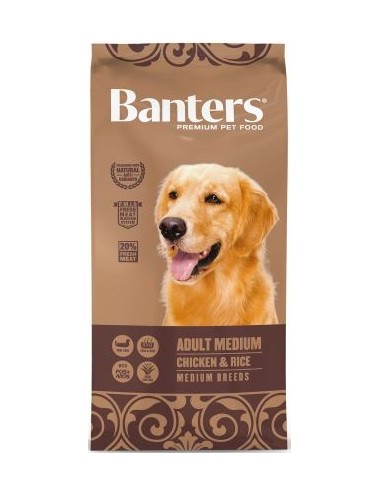 BANTERS ADULT CHICKEN&RICE 3KG