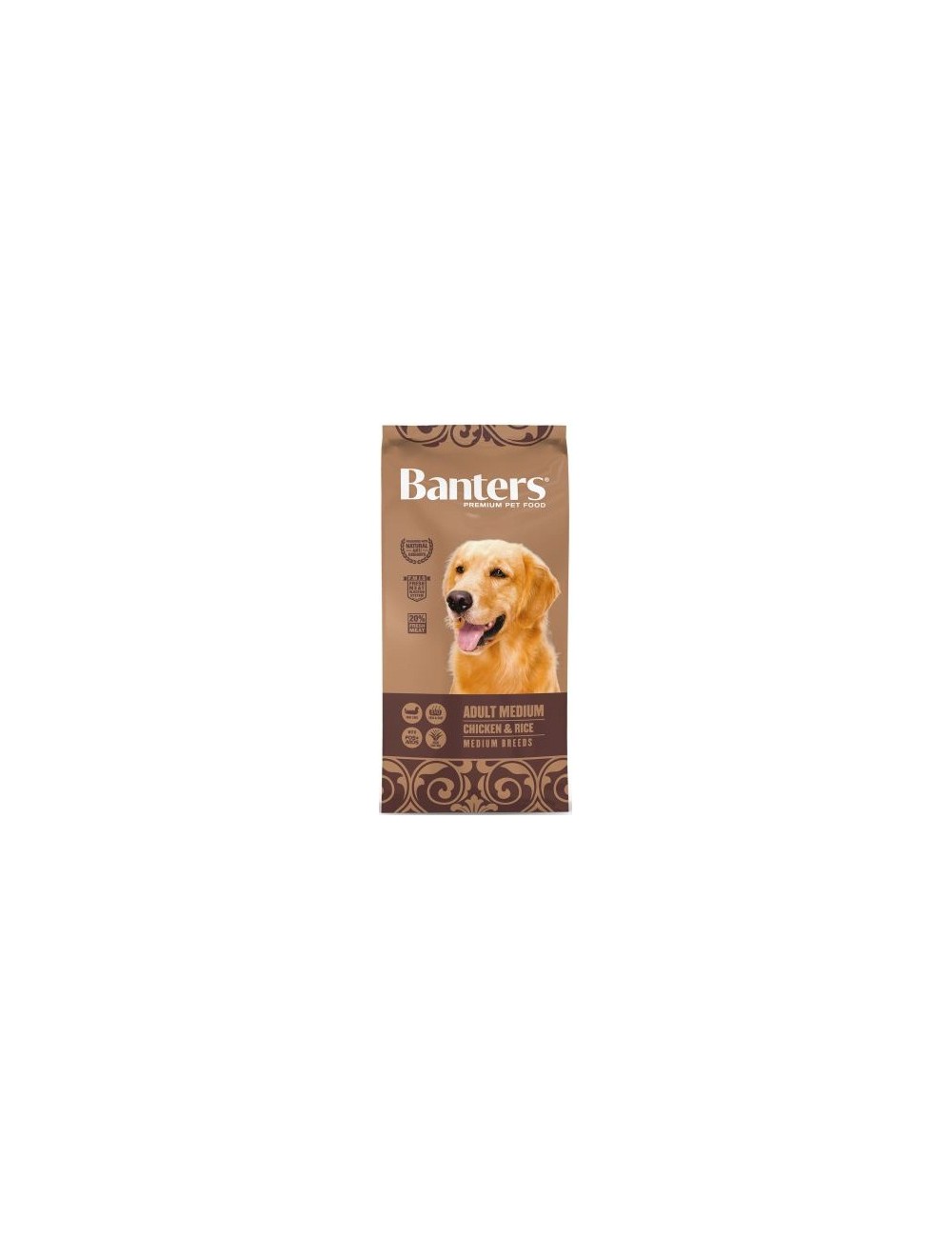 BANTERS ADULT CHICKEN&RICE 15KG
