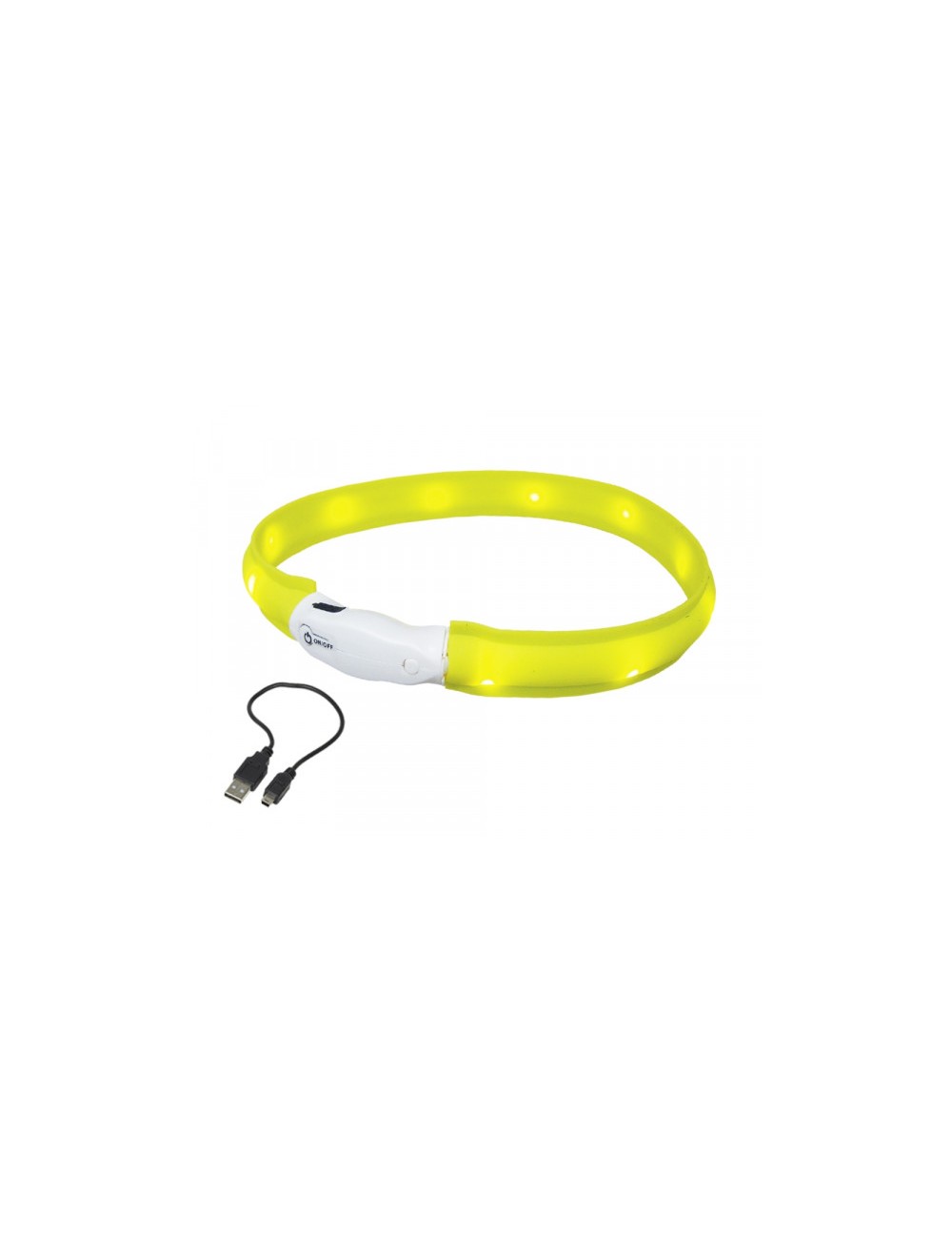 COLLAR LED STARLIGHT AMARILLO M