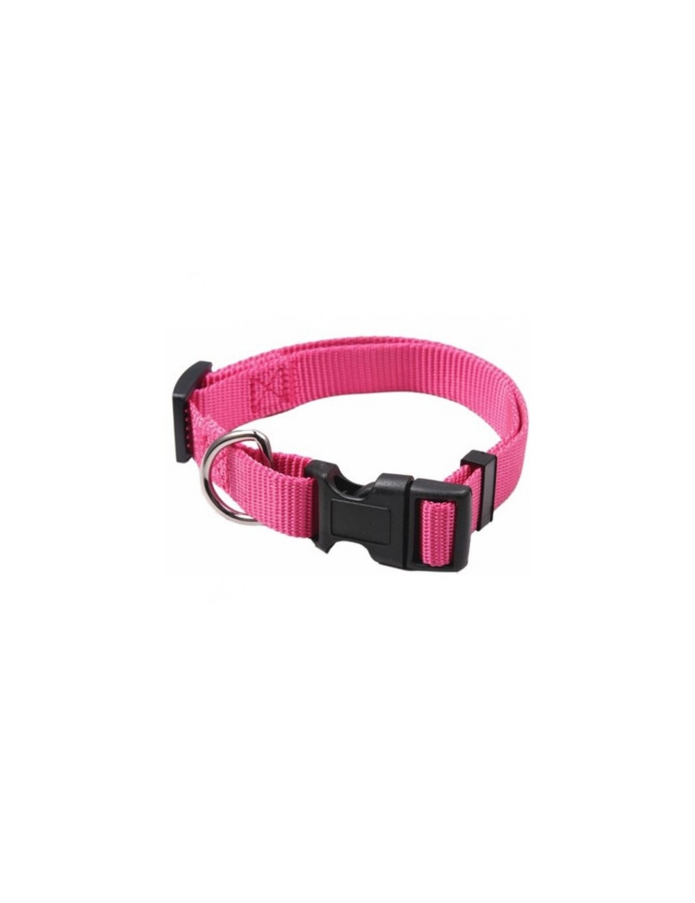 COLLAR NYLON ROSA  1X30CM 