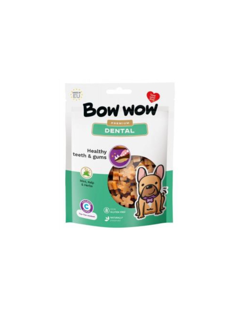 BOW WOW SNACK DENTAL 60GRS