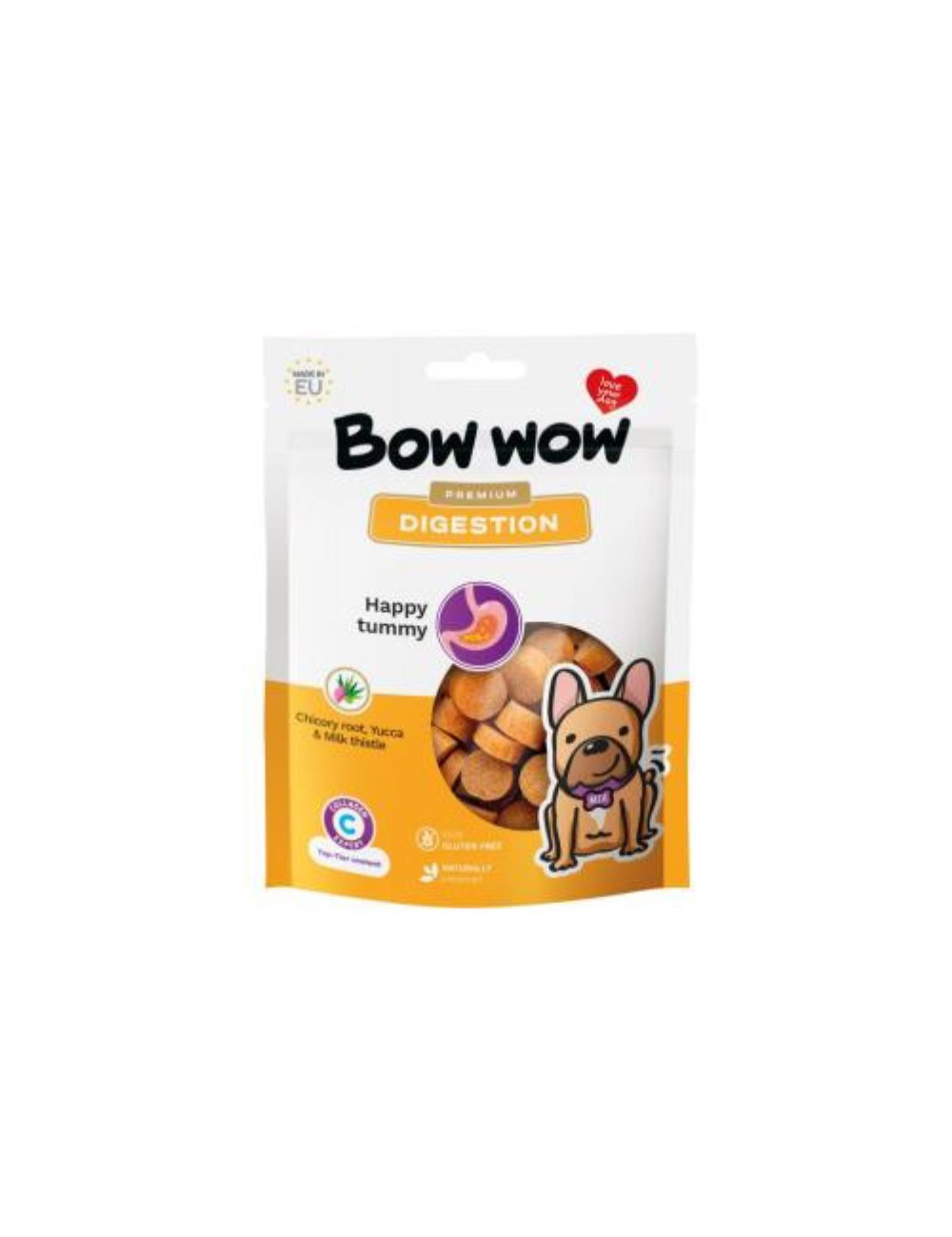 BOW WOW SNACK DIGESTION 60GRS