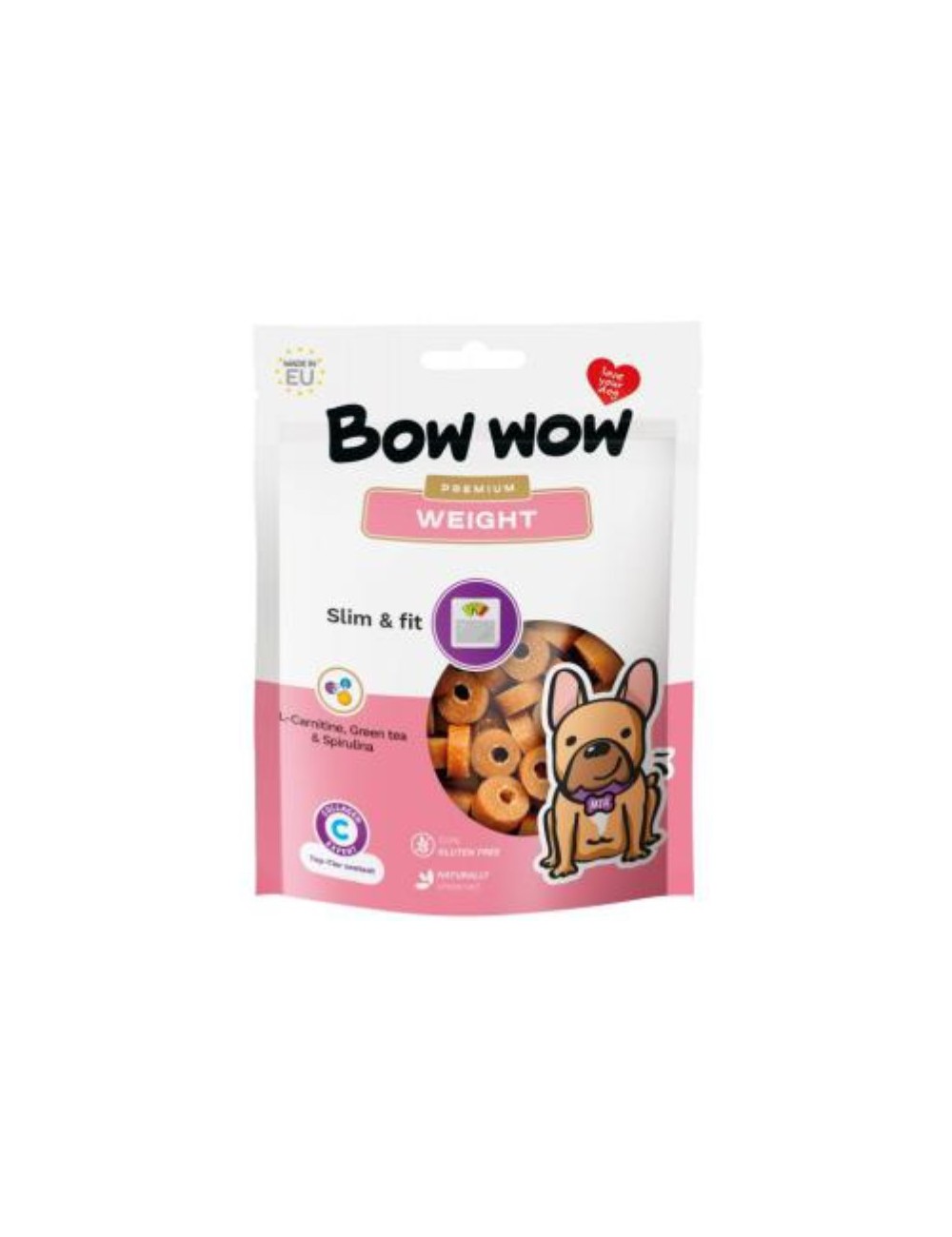 BOW WOW SNACK CONTROL PESO 60GRS