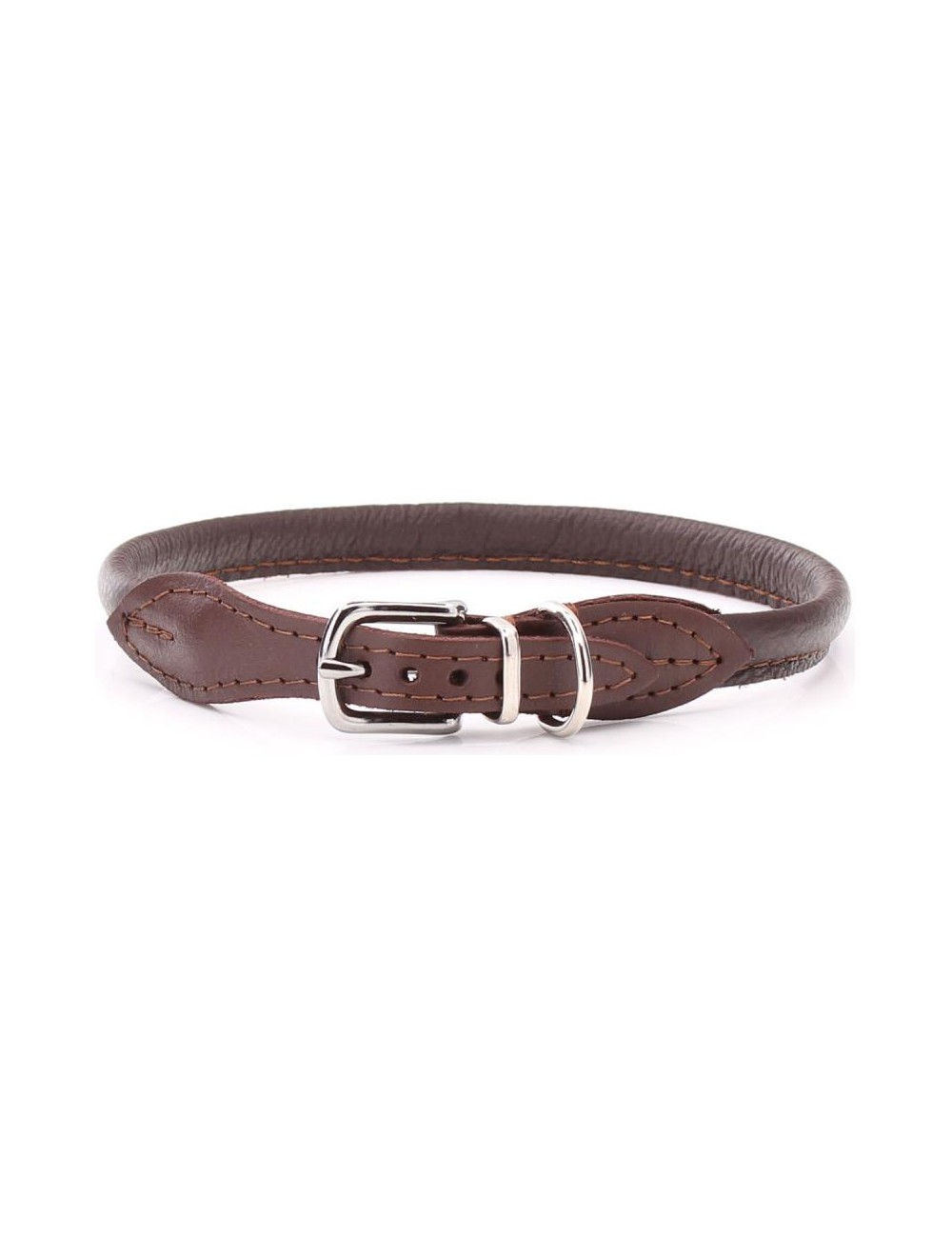 COLLAR NUKY MARRON 10MMX40CM