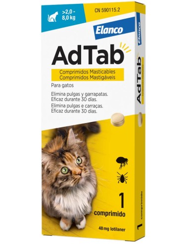 ADTAB GATO 3 COMPRIMIDOS 2-8KG