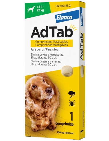 ADTAB PERRO 3 COMPRIMIDOS 11-22KG