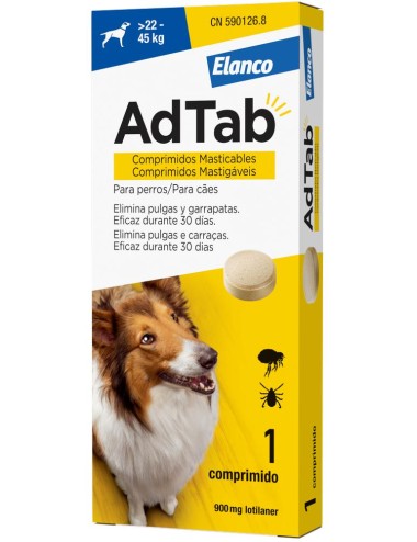 ADTAB PERRO 3 COMPRIMIDOS 22-45KG