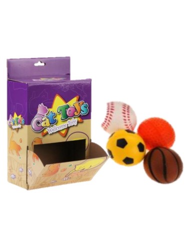 CAT TOYS SPORT BALLS 48PCS