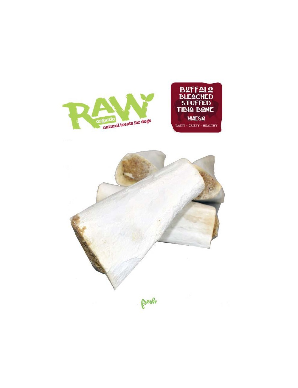 FRESH RAW TIBIA BLANCA RELL  10UDS