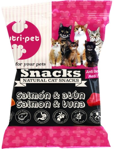 SNACK NUTRIPET GATOS SALMON/ATUN