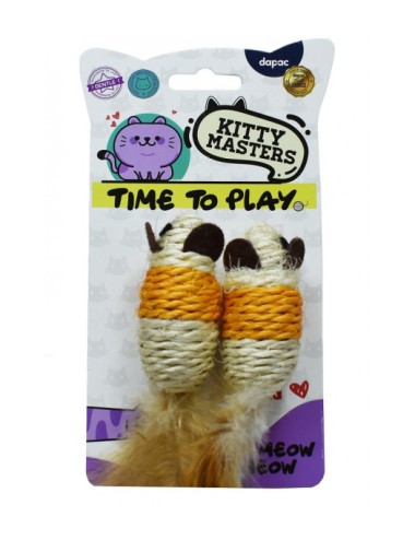 KITTY MASTERS RATONES SISAL BLAN