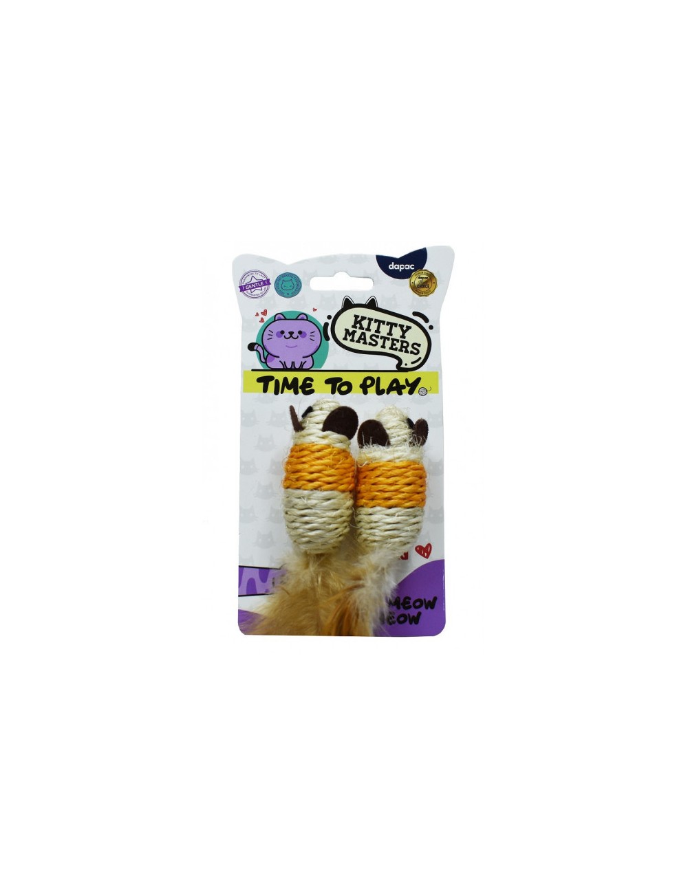 KITTY MASTERS RATONES SISAL BLAN