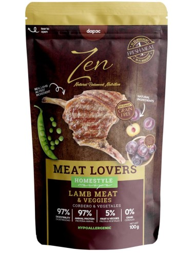 ZEN POUCHES LAMB VEGGIES 100 GRS